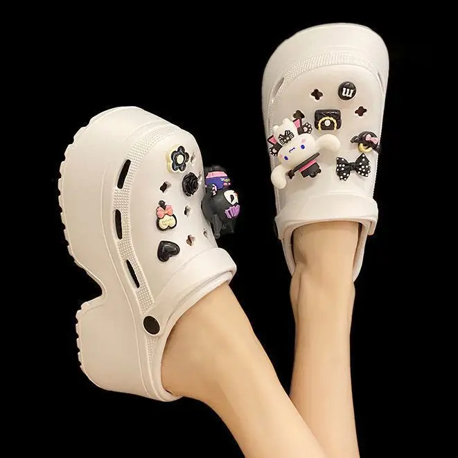 Women Cartoon Cave Shoes White 2024 Summer Non-Slip - Image 5