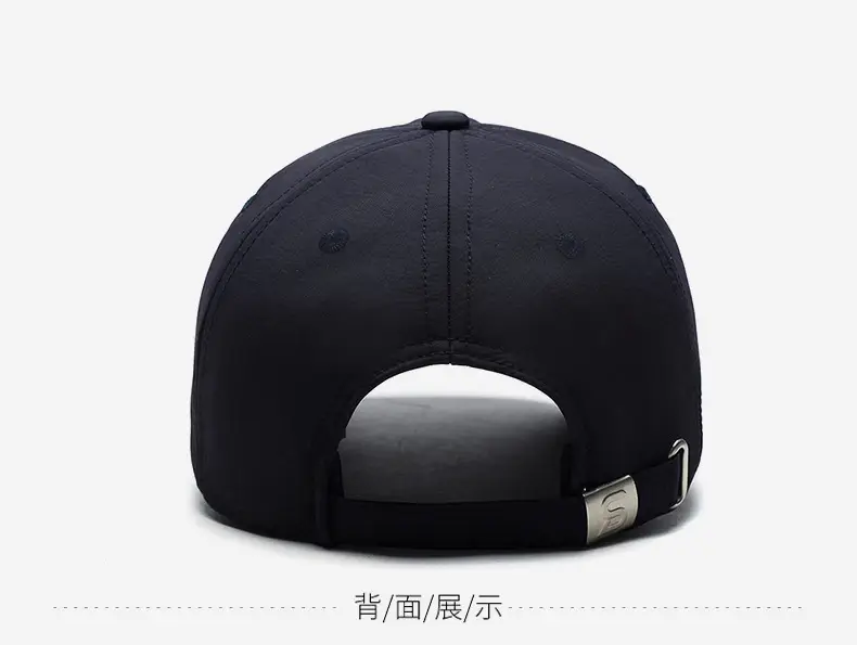 Men's Grey Fleece Baseball Cap Waterproof Running Casual — feature 12