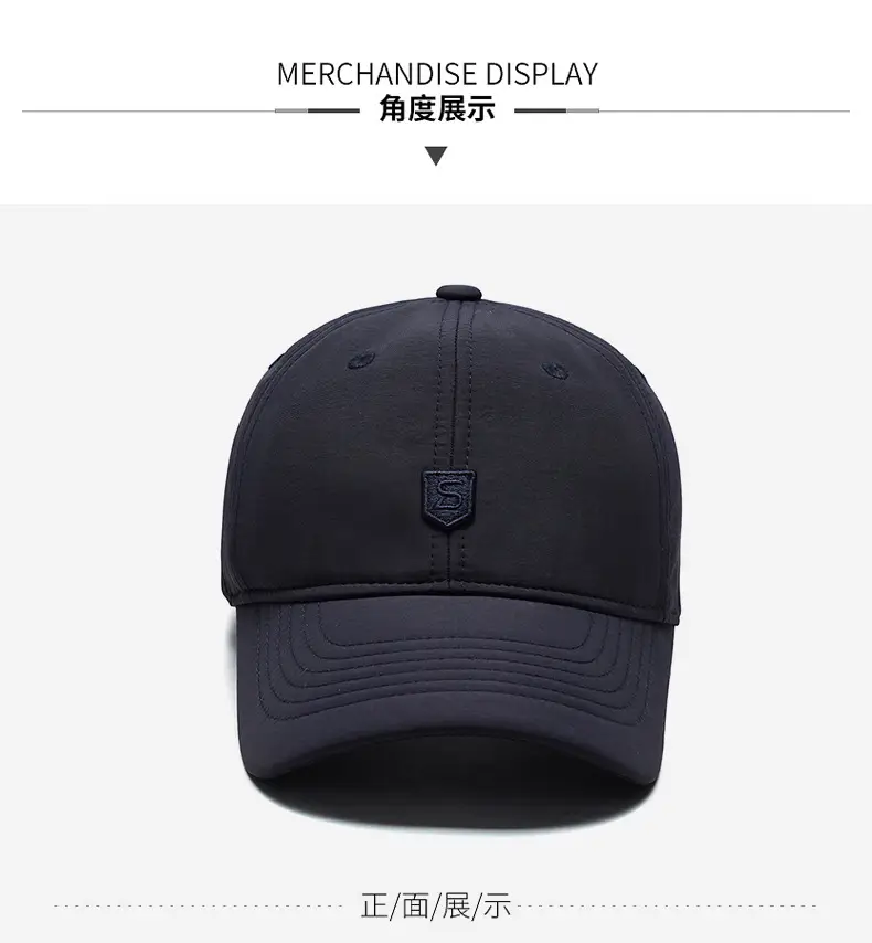 Men's Grey Fleece Baseball Cap Waterproof Running Casual — feature 8