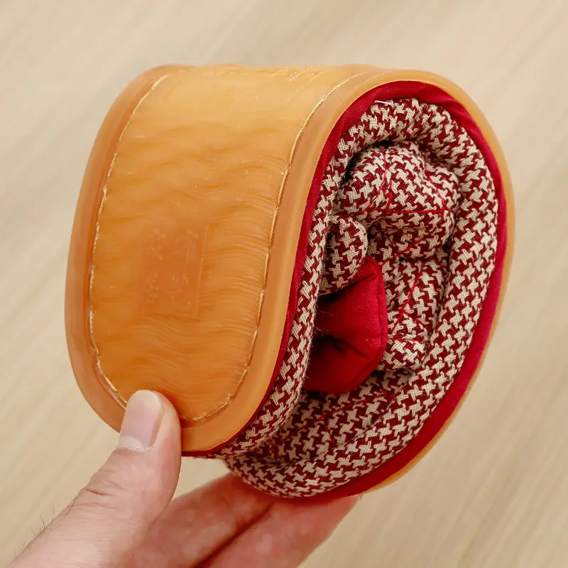 New Cotton Fabric Three-layer Thickened Soft Cloth Bottom Non-slip Men and Women Couple Home Indoor Floor Slippers Spring and Autumn Four Seasons