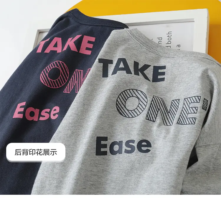 Boys Pure Cotton Fake Two-Piece T-Shirt Spring Fall New Kidsren — feature 14