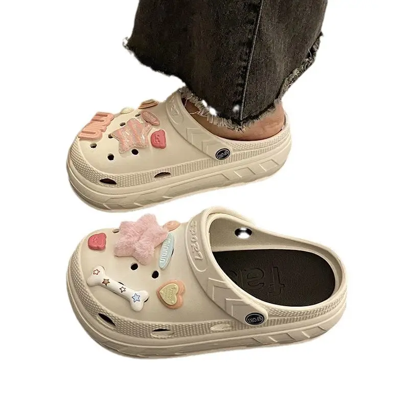2024 Women's Pink Clogs with Cute Decor - Image 11