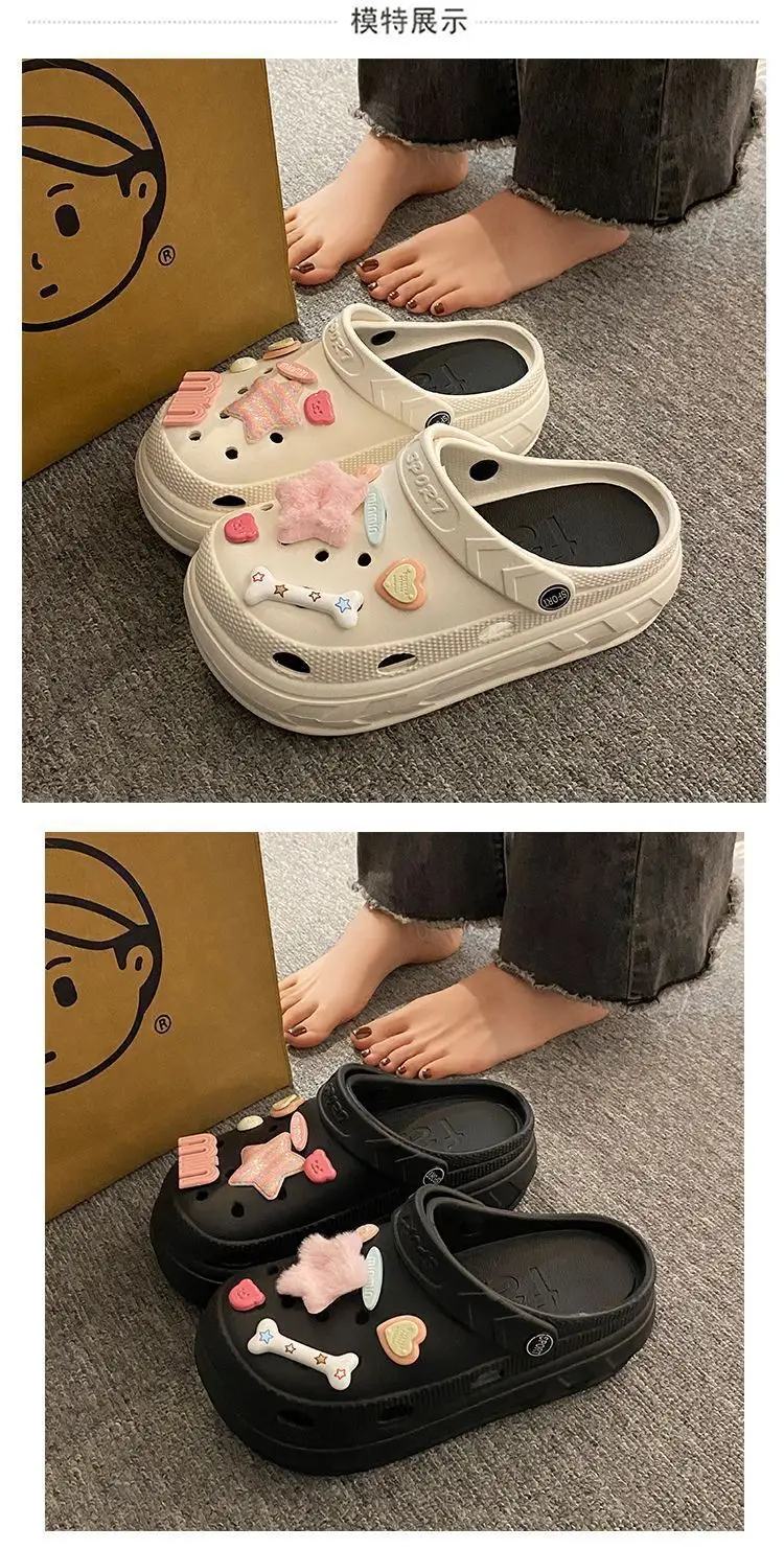 2024 Women's Pink Clogs with Cute Decor — feature 14