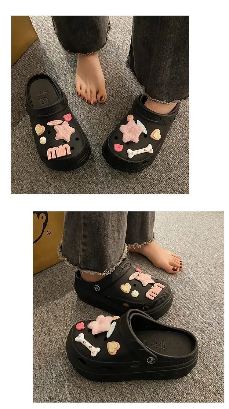 2024 Women's Pink Clogs with Cute Decor — feature 17