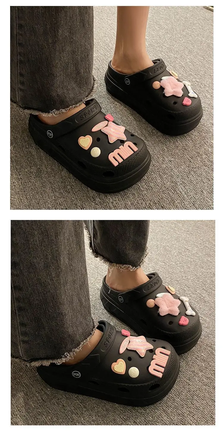 2024 Women's Pink Clogs with Cute Decor — feature 19