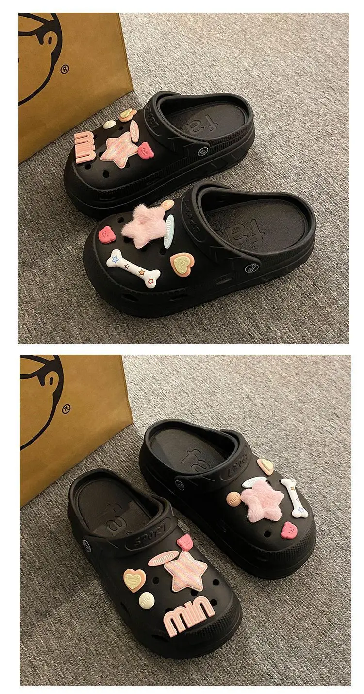 2024 Women's Pink Clogs with Cute Decor — feature 24