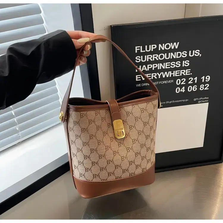 Cross-Border Brown Monogram Shoulder Bag for Women — feature 24