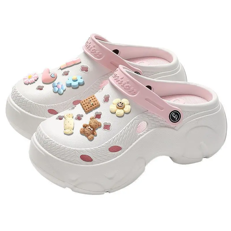 Women's Pink EVA Summer Sandals Thick Non-Slip
