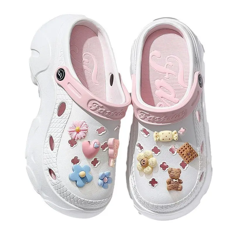 Women's Pink EVA Summer Sandals Thick Non-Slip