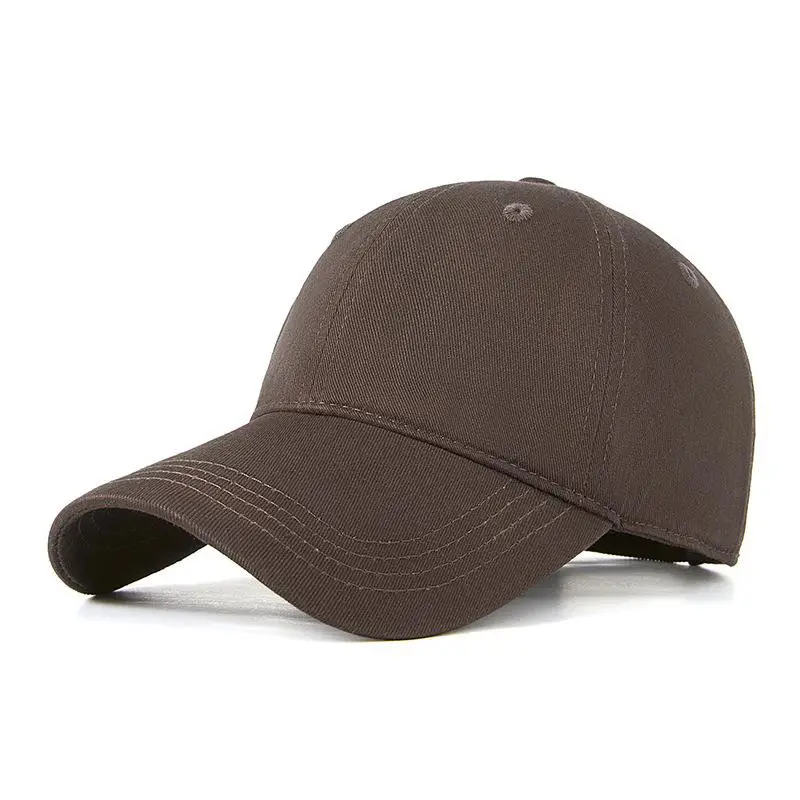 Tan Cotton Baseball Cap for Men Women Unstitched - Image 7