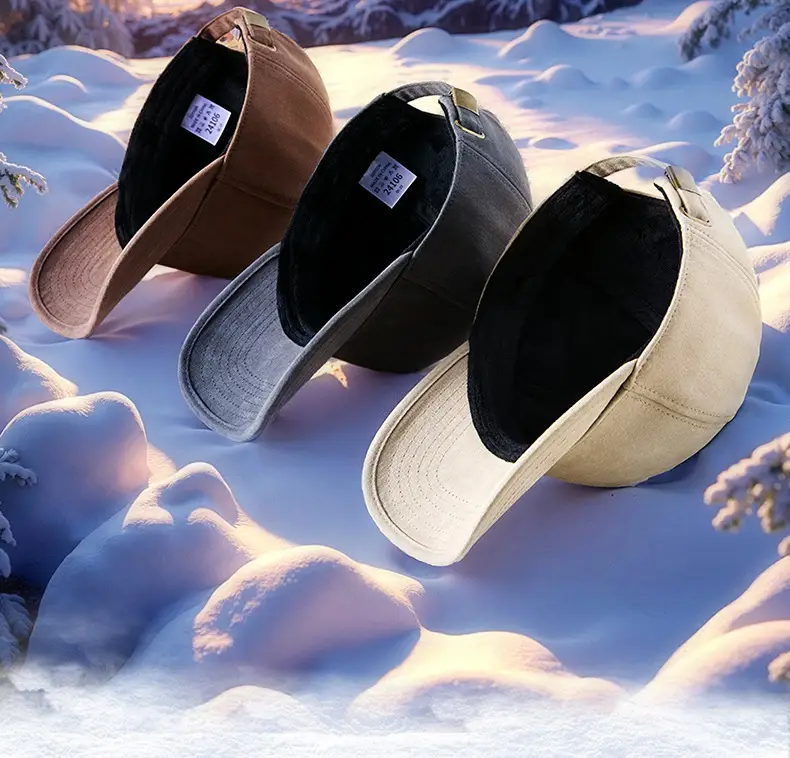 Warm Wool Baseball Caps for Men Winter Outdoor Riding — feature 22