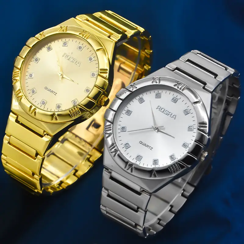 Men's Steel Band Quartz Watch Silver Dial - Image 10
