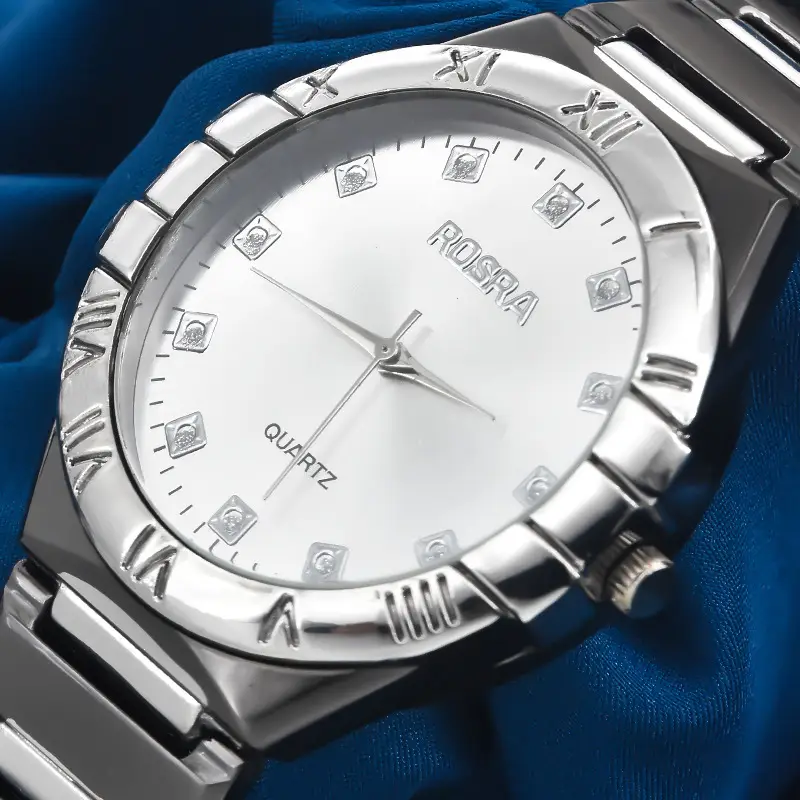 Men's Steel Band Quartz Watch Silver Dial — feature 17