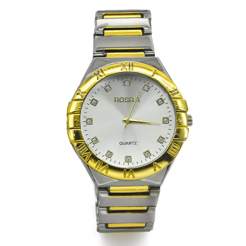 Men's Steel Band Quartz Watch Silver Dial - Image 5