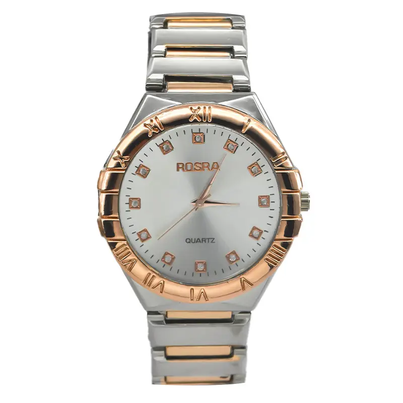 Men's Steel Band Quartz Watch Silver Dial - Image 6