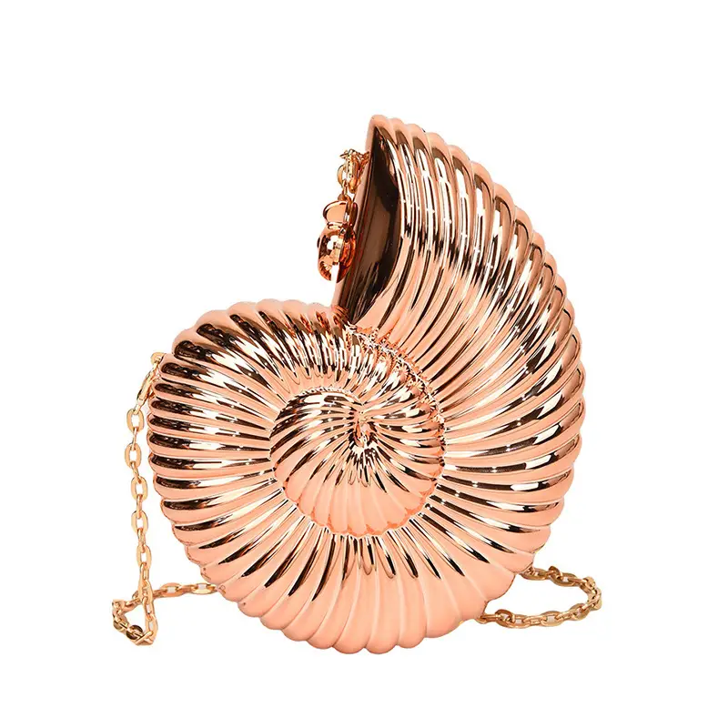 Gold Shell Crossbody Bag for Women 2024 - Image 8