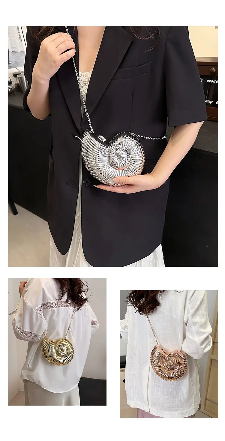 Gold Shell Crossbody Bag for Women 2024 — feature 14