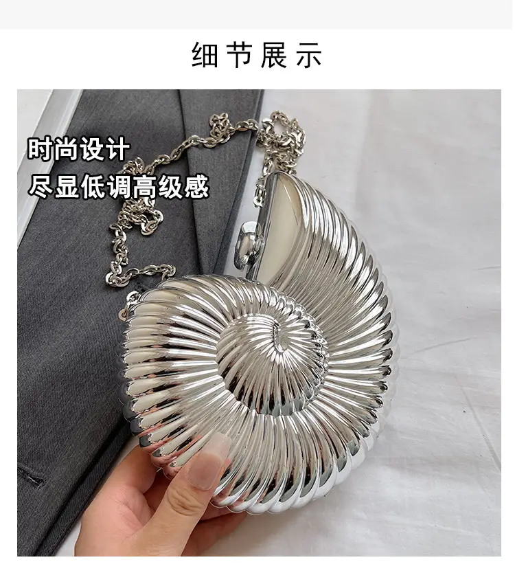Gold Shell Crossbody Bag for Women 2024 — feature 4