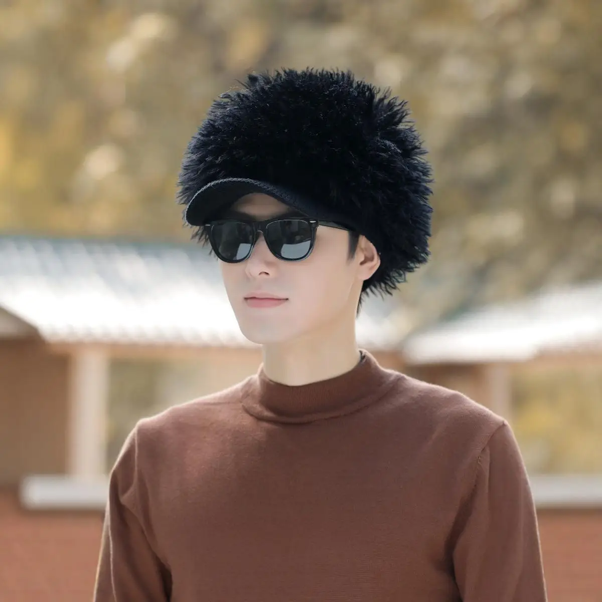 Men Women Winter Plush Baseball Cap Sweet Cool Warm - Image 5