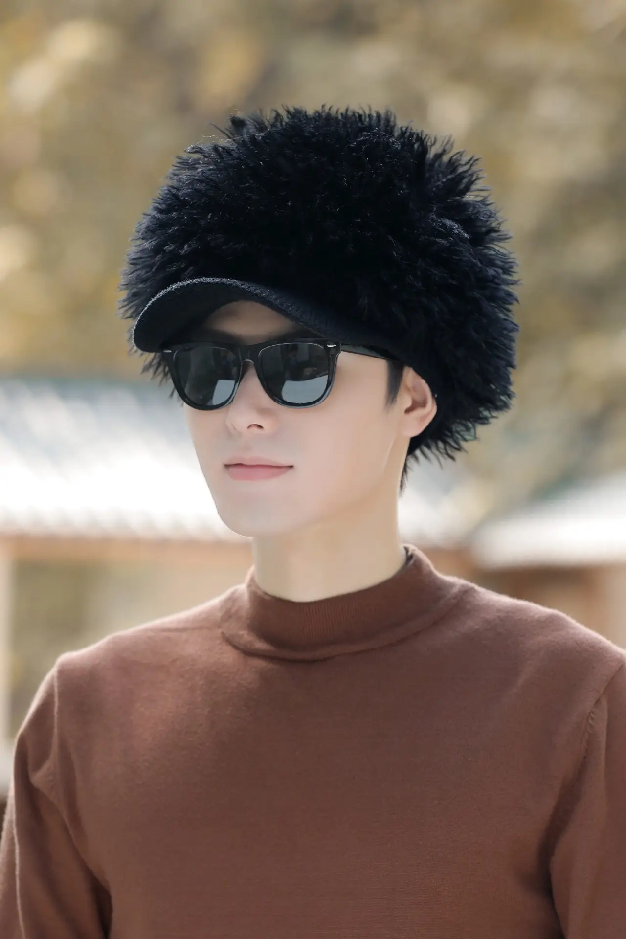Men Women Winter Plush Baseball Cap Sweet Cool Warm — feature 4
