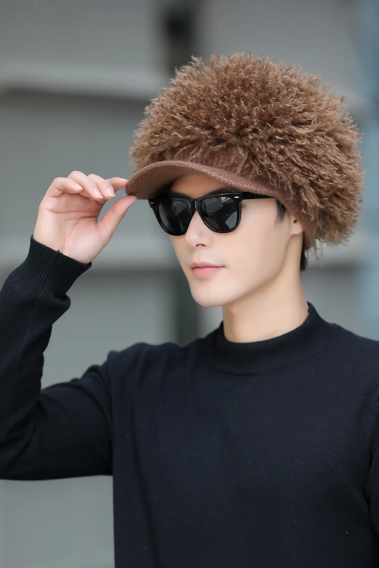 Men Women Winter Plush Baseball Cap Sweet Cool Warm - Image 3