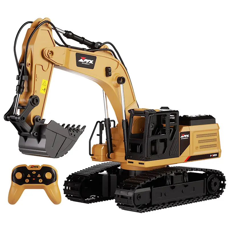 Super large remote control excavator boy toy car alloy engineering car children electric excavator excavator large