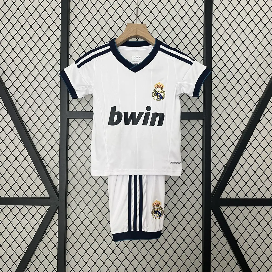 Vintage Football Clothes Children's Wear Brazil Barcelona Santos Man Arsenal Real Madrid AC Short Sleeve suit Club Jersey