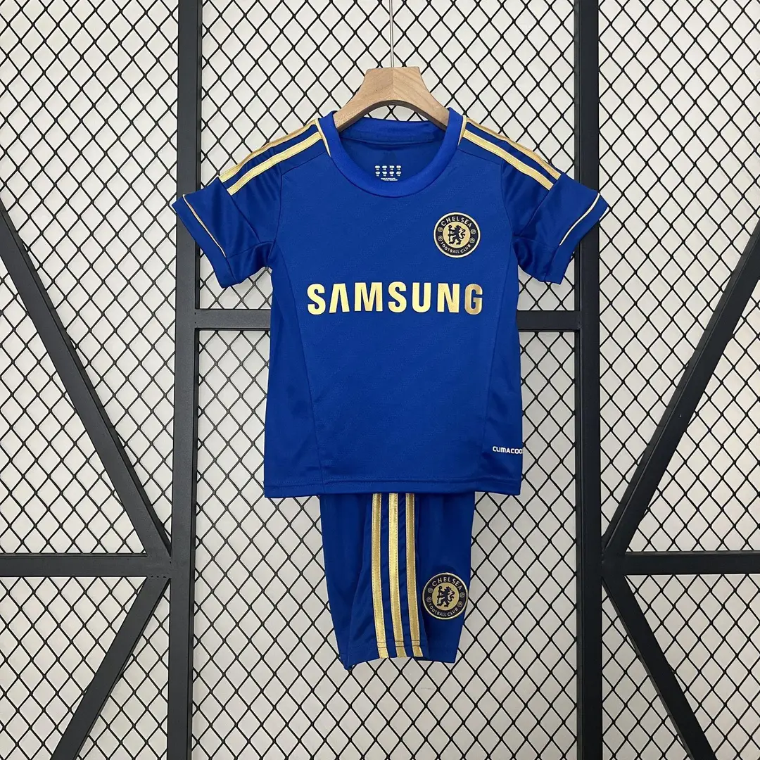 Vintage Football Clothes Children's Wear Brazil Barcelona Santos Man Arsenal Real Madrid AC Short Sleeve suit Club Jersey