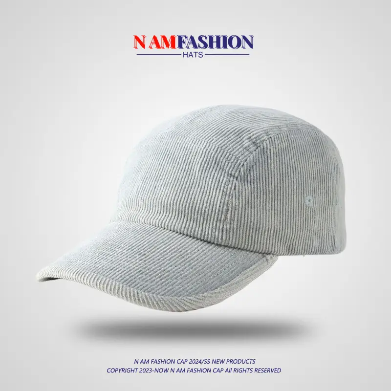 Women Pink Corduroy Winter Cap Baseball Hat - Image 6