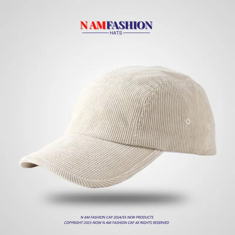 Women Pink Corduroy Winter Cap Baseball Hat - Image 8