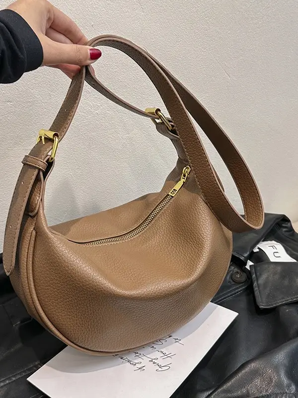 High-End Brown Crossbody Bag for Women 2026