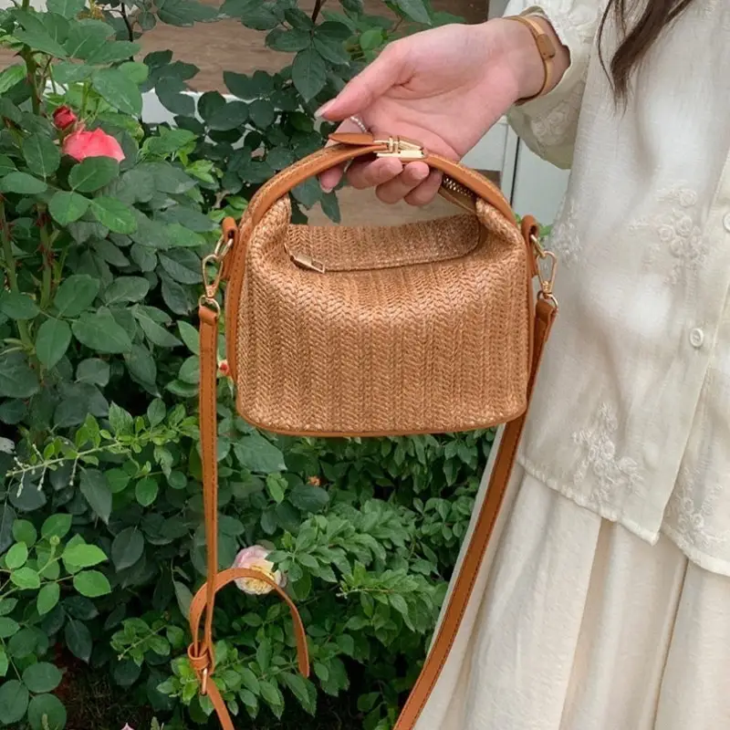 2025 Spring Straw Woven Casual Women's Bag