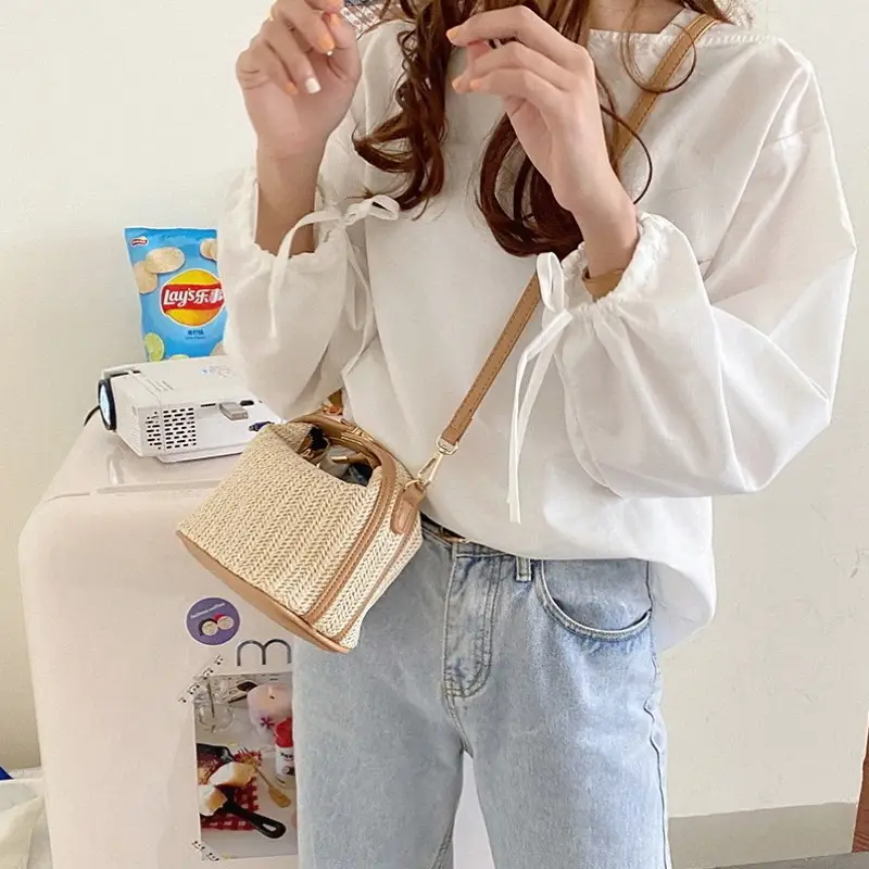2025 Spring Straw Woven Casual Women's Bag