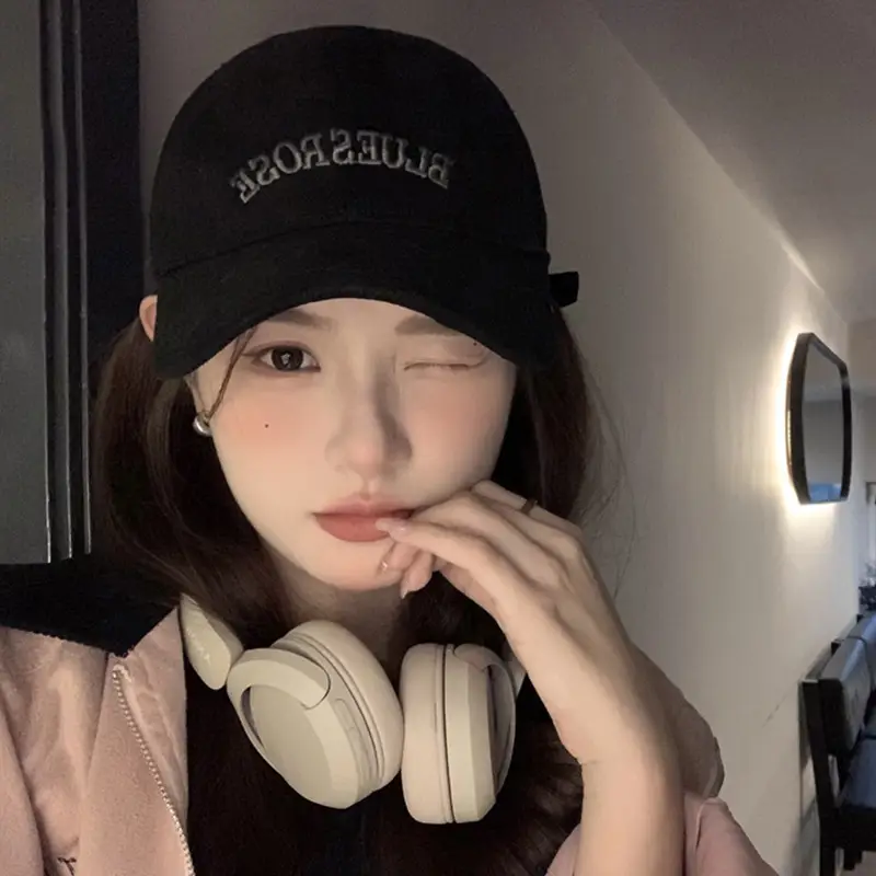 Women's Beige Baseball Cap with "Belle Boski" Embroidery - Image 10