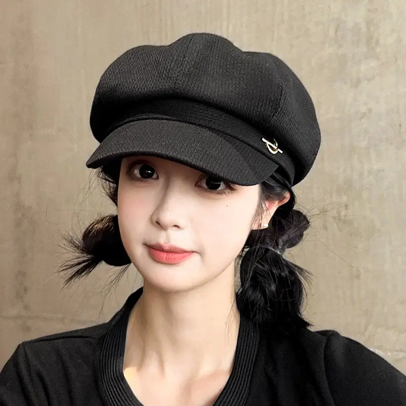 Women's Thin French Duck Tongue Hat Big Circumference - Image 4