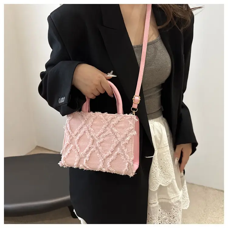2025 Trendy White Square Satchel Bag with Detachable Strap — feature 11