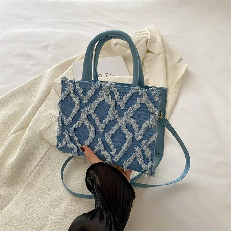 2025 Trendy White Square Satchel Bag with Detachable Strap - Image 4