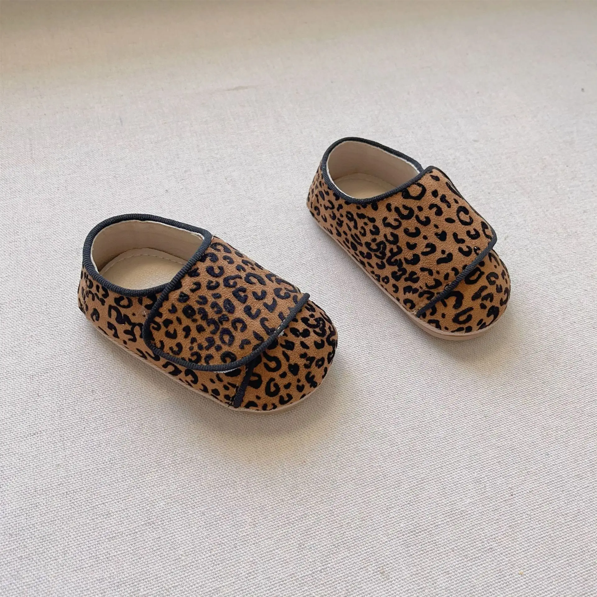 Leopard Print Baby Shoes Non-Slip Soft Bottom