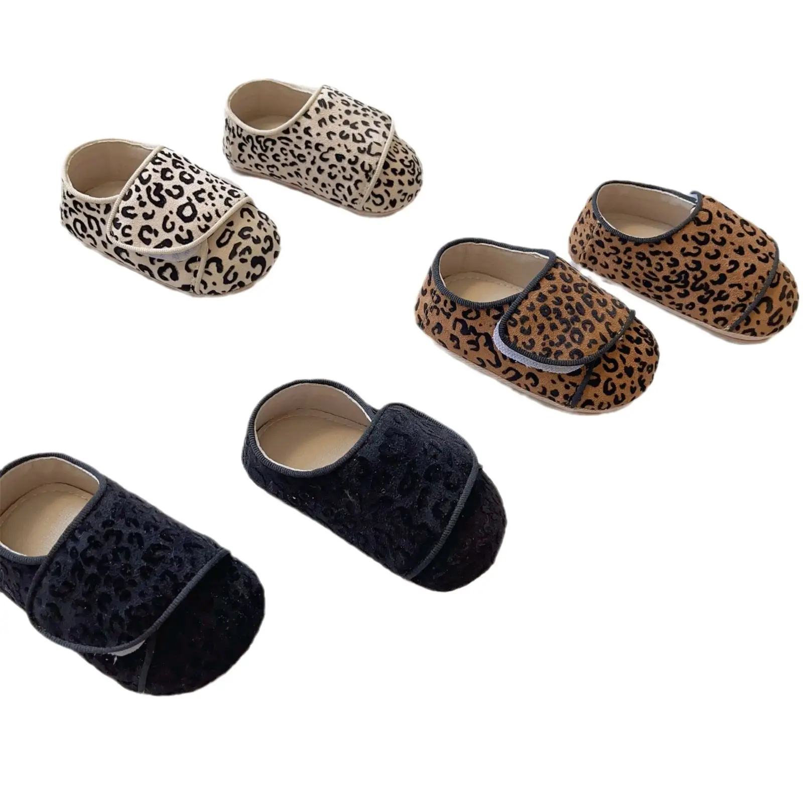 Leopard Print Baby Shoes Non-Slip Soft Bottom