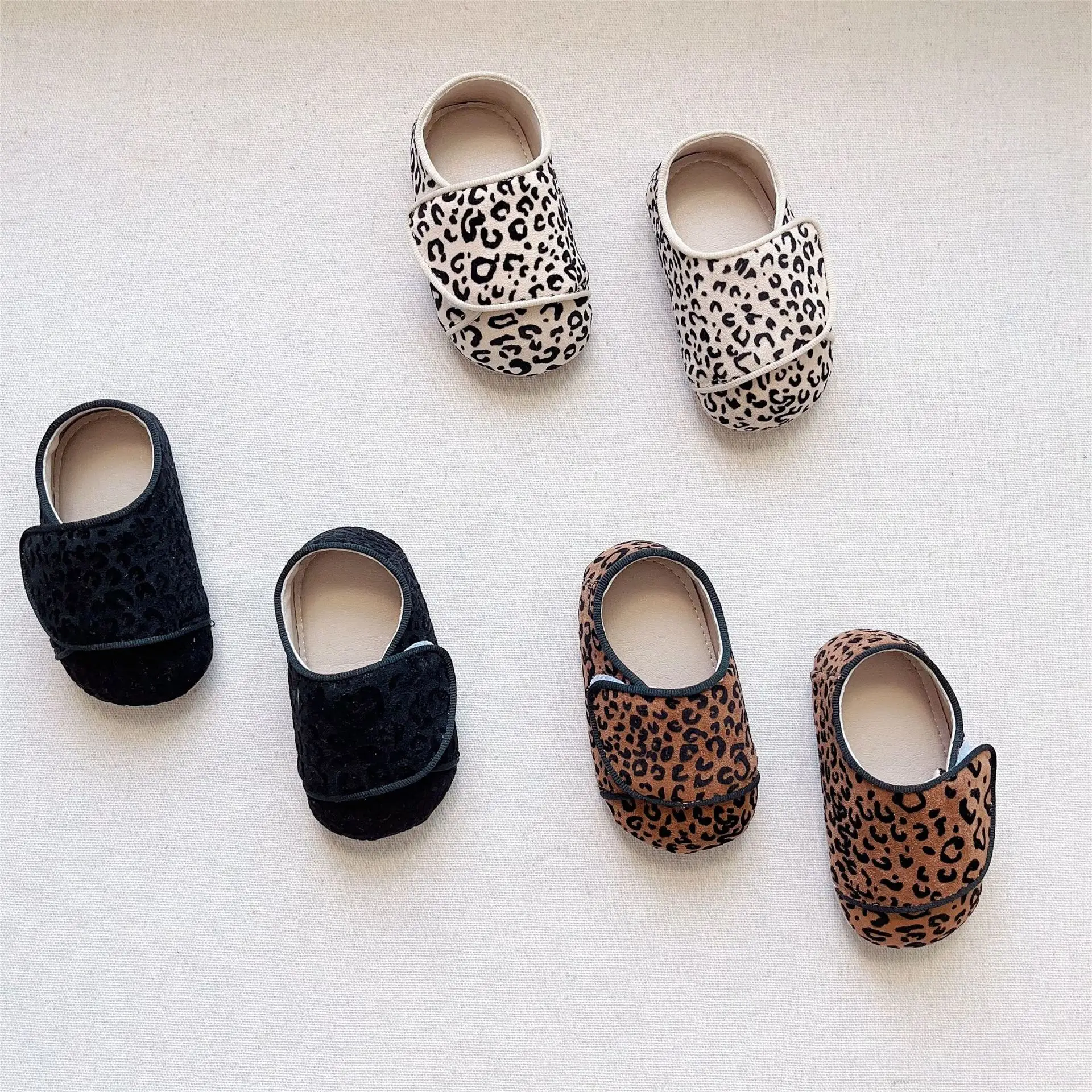 Leopard Print Baby Shoes Non-Slip Soft Bottom — feature 1