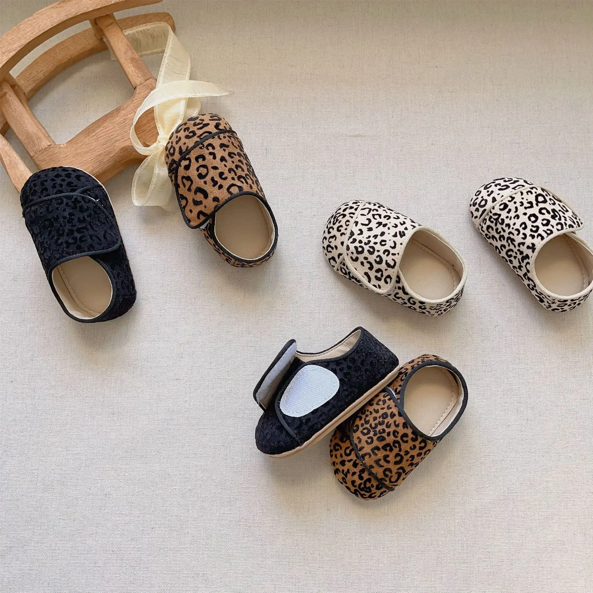 Leopard Print Baby Shoes Non-Slip Soft Bottom — feature 2