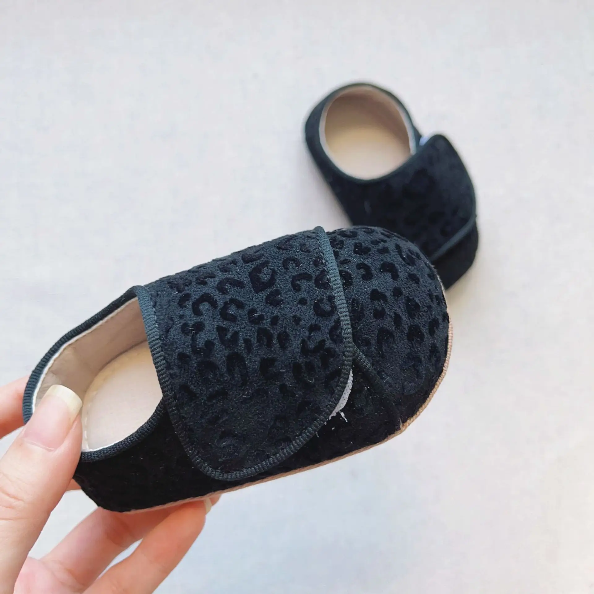 Leopard Print Baby Shoes Non-Slip Soft Bottom