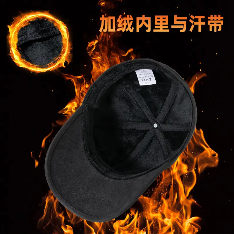 2025 Winter Hats for Men Warm Plush Beaded Caps - Image 7