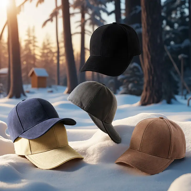 2025 Winter Hats for Men Warm Plush Beaded Caps - Image 8