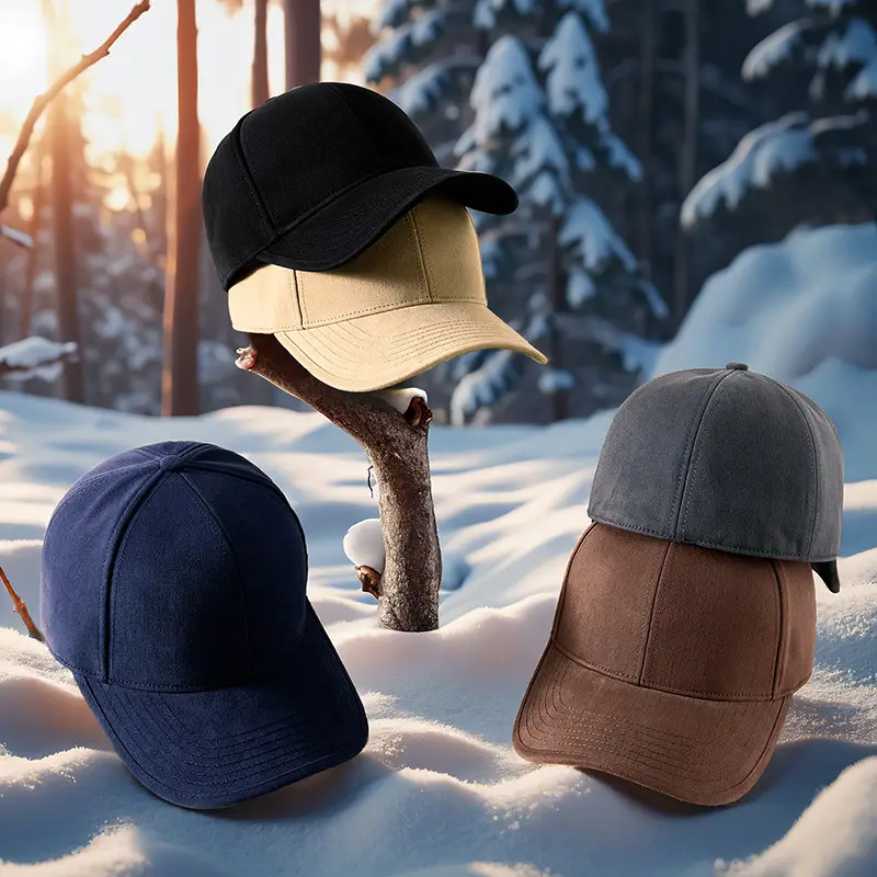 2025 Winter Hats for Men Warm Plush Beaded Caps - Image 9