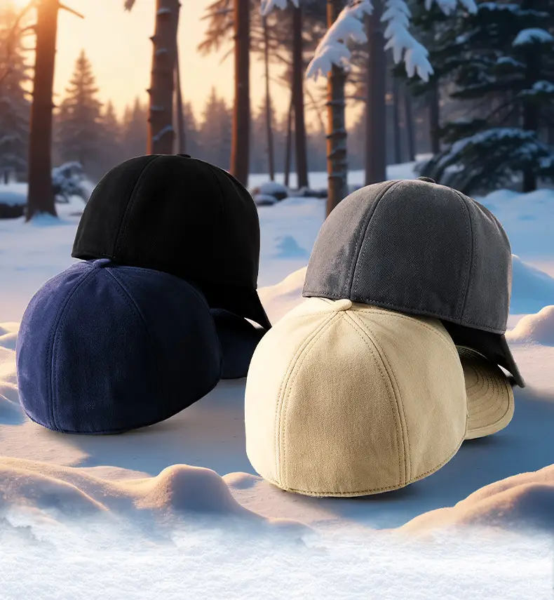 2025 Winter Hats for Men Warm Plush Beaded Caps — feature 20