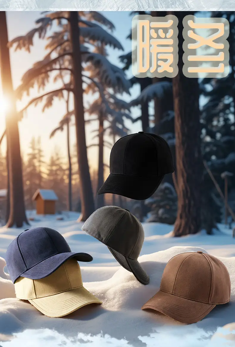 2025 Winter Hats for Men Warm Plush Beaded Caps — feature 7
