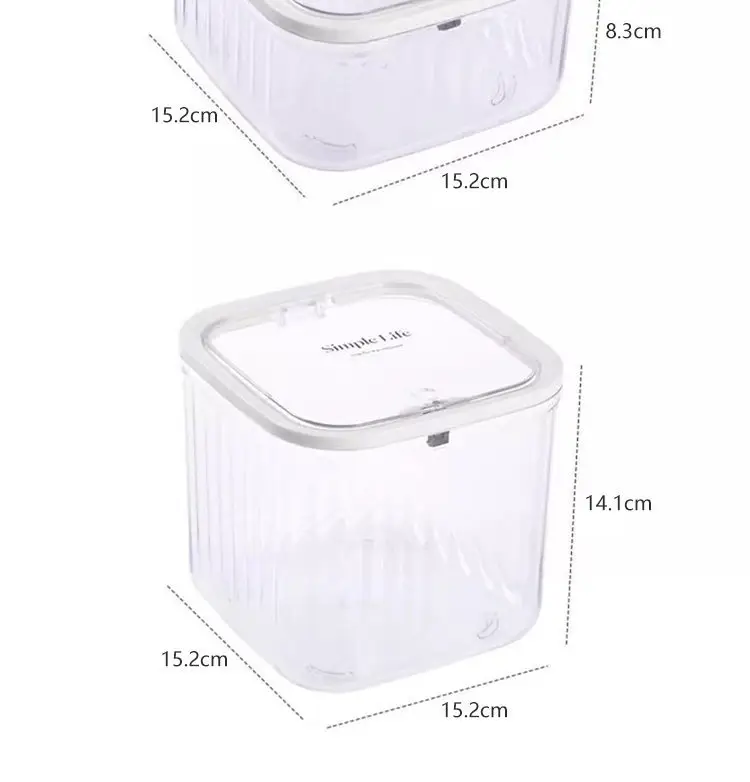 Children's Hair Accessories Storage Box Desktop Girl's Rubber Band Hair Rope Hair Clip Hair Rings Hair Band Transparent Jewelry Box — feature 4