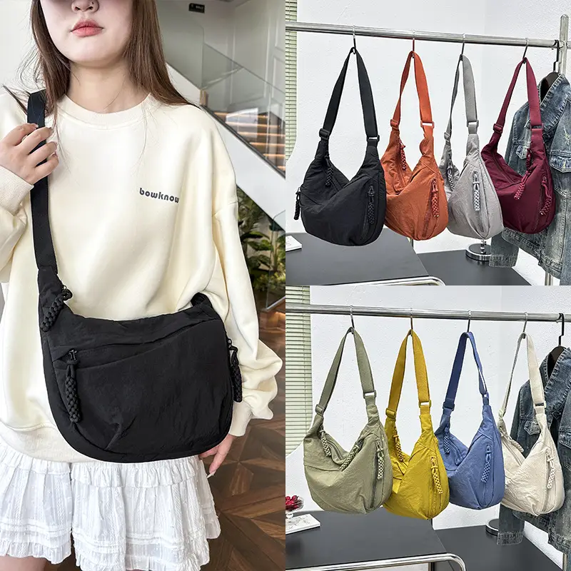 Yellow Japanese Style Crossbody Bag for Women