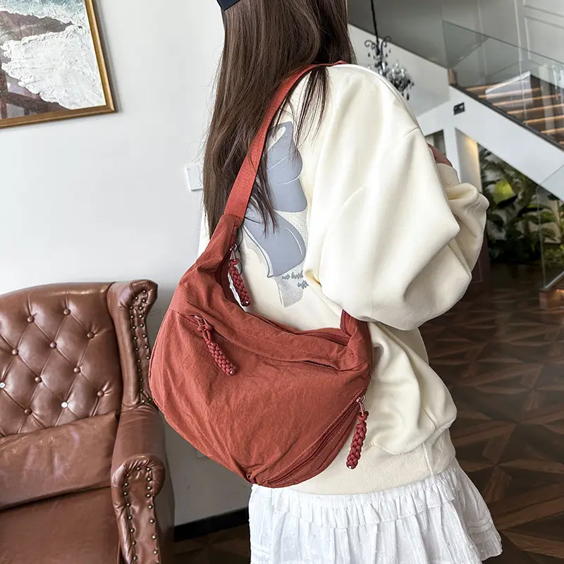 Yellow Japanese Style Crossbody Bag for Women